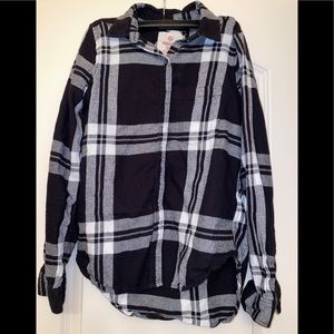 Flannel button down